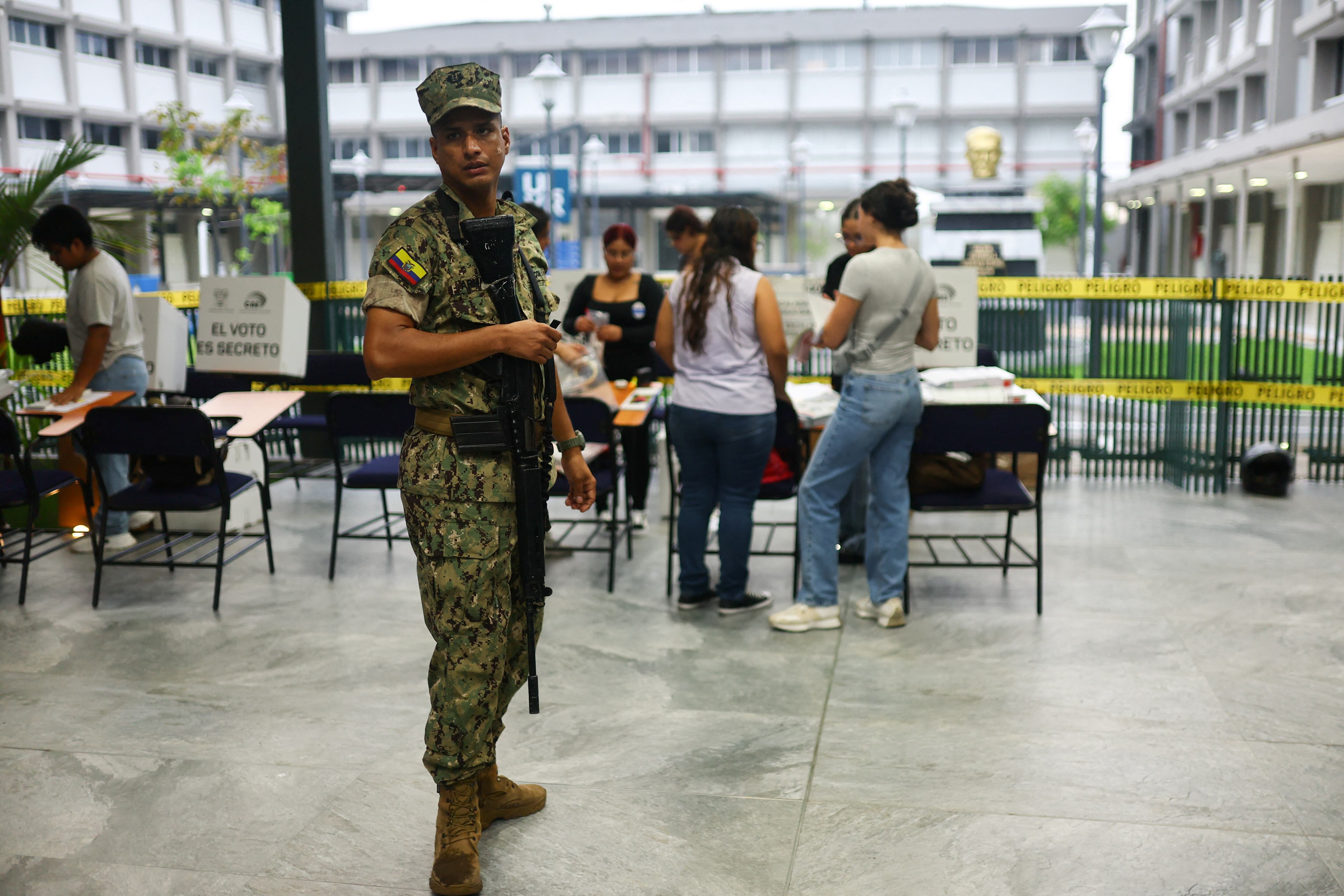 Las autoridades desplegaron un amplio operativo de seguridad (REUTERS/Luisa Gonzalez)