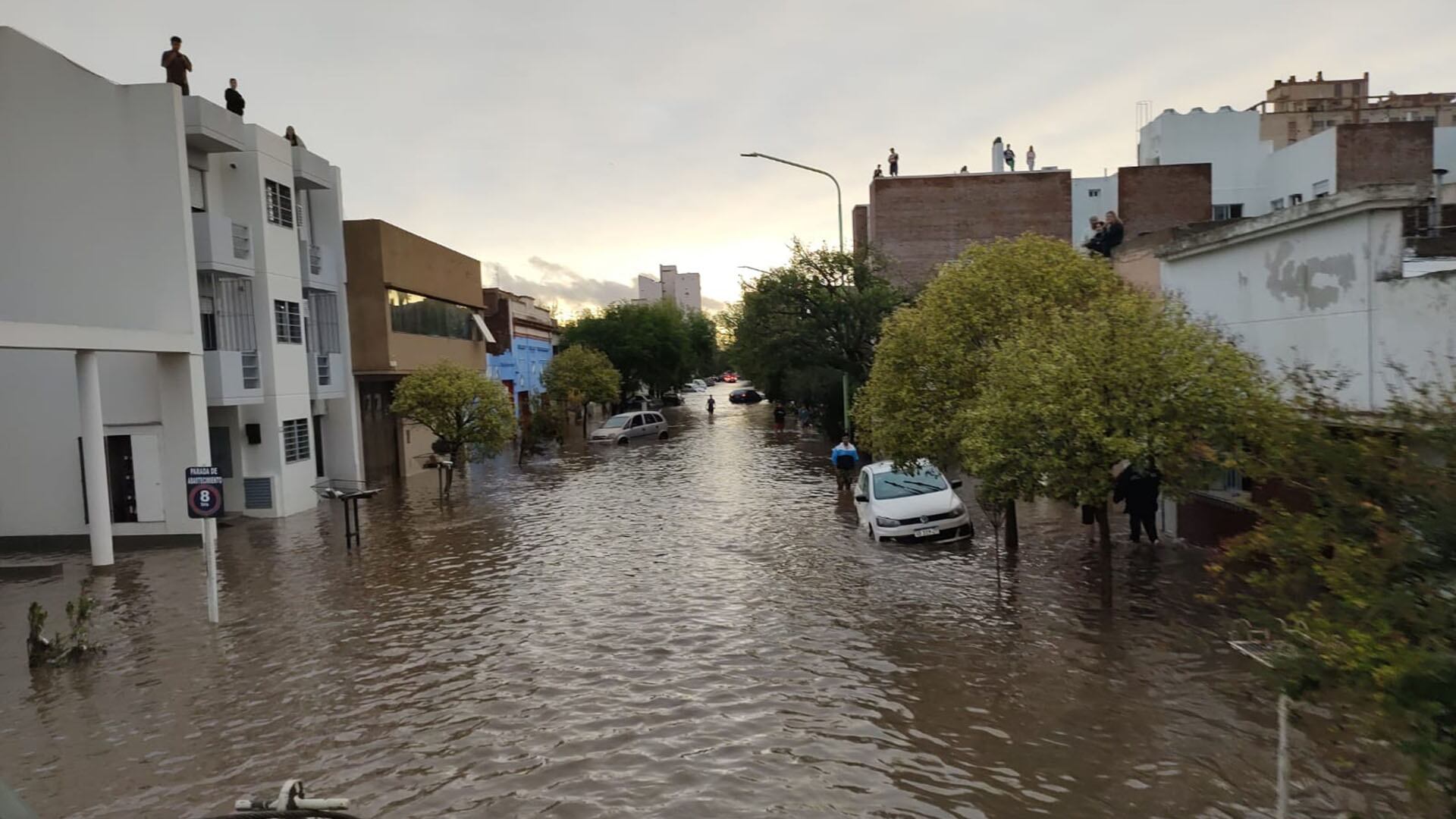 A casi seis meses de la inundación, comenzaron con los trabajos de recontrucción