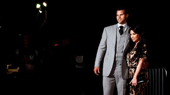 Kim Kardashian y Kris Humphries (AP)