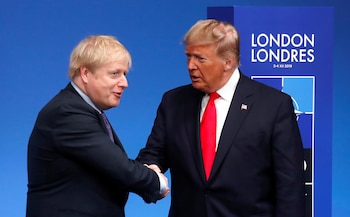 Boris Johnson y Donald Trump