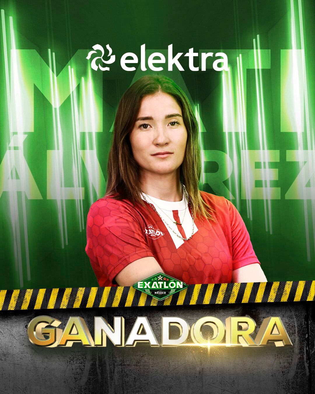 Mati Álvarez ganó la temporada pasada de Exatlón México (X/@ExatlonMx)