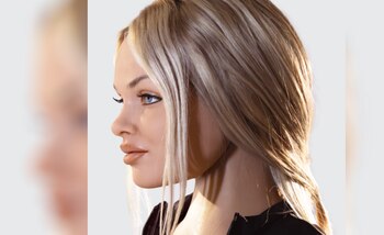 La figura humanoide equipada con