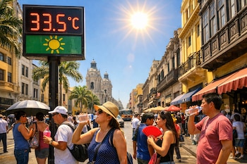 El centro de Lima experimenta