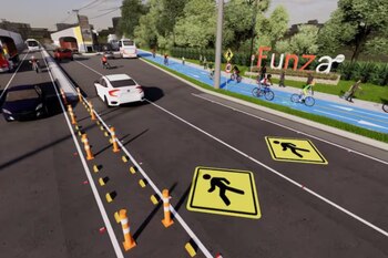 El tramo intervenido será conectado