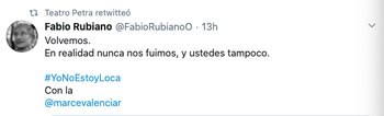 Comentario de Fabio Rubiano- Tomado