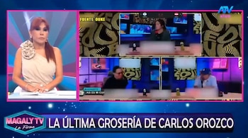 “Todavía te falta mucho por aprender, muchachito”: Magaly Medina arremete contra Carlos Orozco. Captura: Magaly TV La Firme.