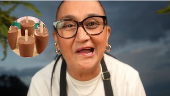 Janeth Colmenares, ‘La mamá de las recetas’, enseñó a preparar en casa gigantes helados de chocolate y fresa