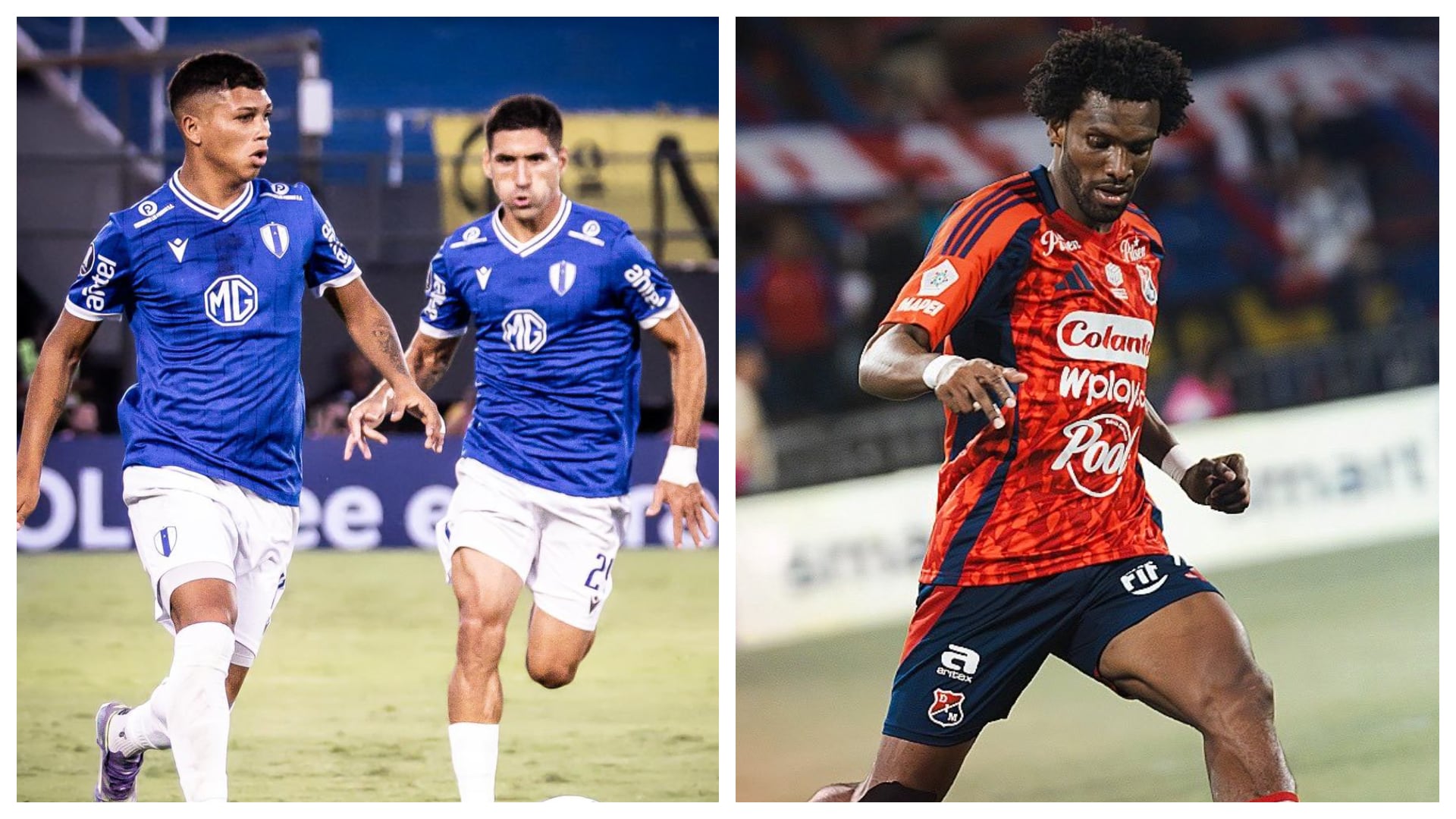 Medellín visitará a Juventud por la fase 3 de la Copa Libertadores - crédito @JuventudUy/@DIM_Oficial