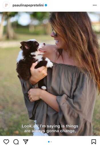 Paulina Peña publica con poca regularidad en redes sociales vía Instagram (@paulinaprepretelini)