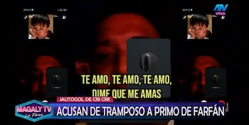 Exponen presunta doble vida sentimental de ‘Cri-Cri’: mujer asegura que él negaba a su esposa. Captura: Magaly TV La Firme.