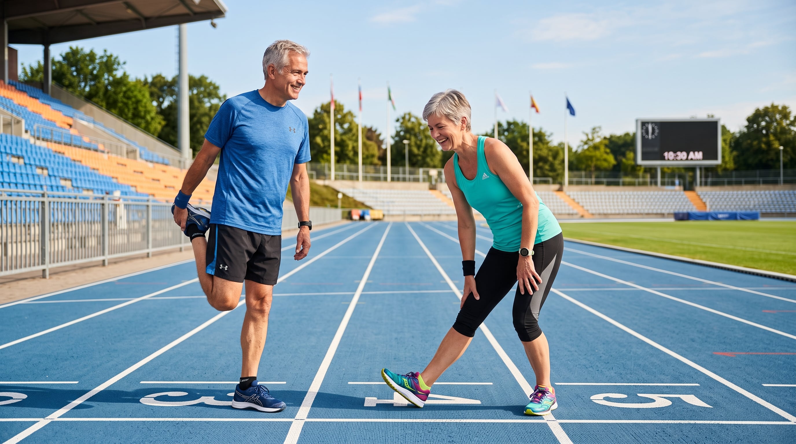 Entrenadores de corredores mayores aconsejan empezar con caminatas planificadas, sumar dos días semanales de ejercicios musculares y progresar en distancia (Imagen Ilustrativa Infobae)