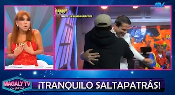 Magaly Medina cuestiona a Paco Bazán por aparecer con Farfán: “¿Cómo vas como chupe a otro lado?”. Captura: Magaly TV La Firme.