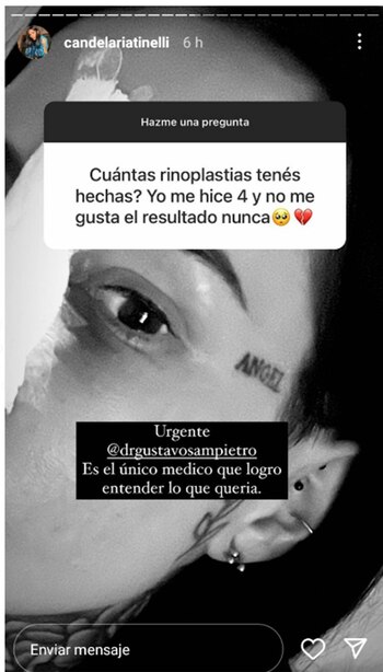 Cande Tinelli contó por qué