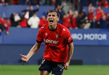 Ante Budimir es el principal referente de Osasuna. (REUTERS/Vincent West)