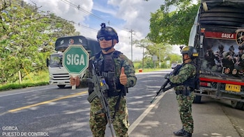 Semana de receso escolar: con drones y helicópteros, el Ejército desplegó 4.000 soldados para custodiar vías de Antioquia, Córdoba y Chocó