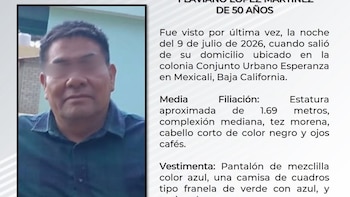 Ficha de búsqueda de Flaviano. (Fiscalía de Baja California)