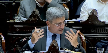 El diputado peronista criticó la naturaleza del proyecto y cuestionó el desfinancimiento de los ámbitos y organismos científicos (Diputados)