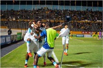 El equipo dirigido por José Francisco Molina se impuso 1-0 a Jamaica con un gol de Figueroa a los 14 minutos y jugará este viernes en Fort-de-France por la Liga de Naciones de Concacaf. (Cortesía: FFH)