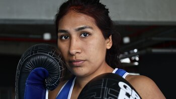 Evelyn Tolentino retomó el boxeo