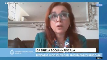 Gabriela Boquin, fiscal de la