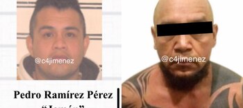 (Imagen de izquierda a derecha) El "Jamón" y el "Tortas", líderes de la Anti Unión Tepito