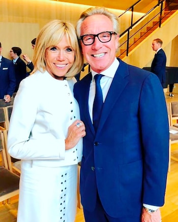 Edouard Vermoulen junto a Brigitte