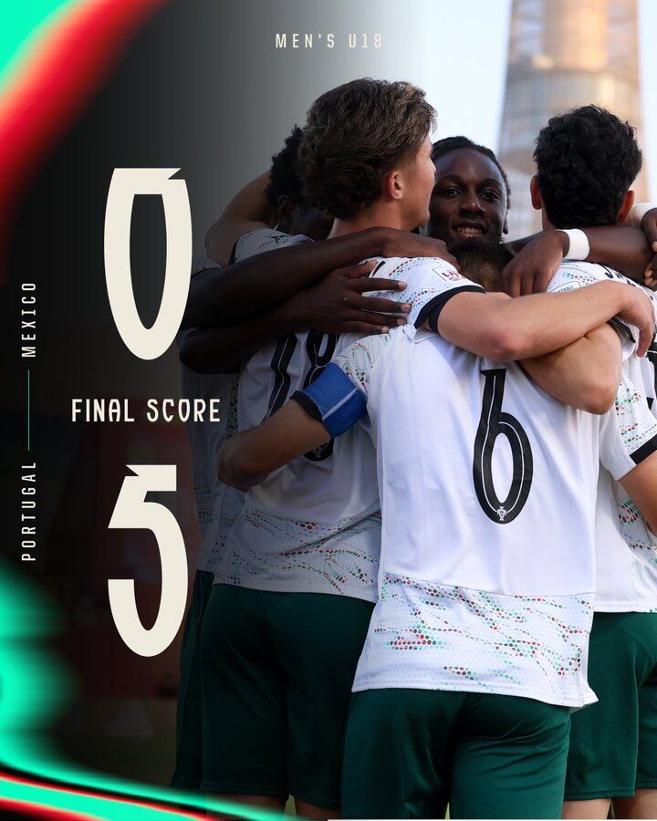 En una noche bochornosa en la que hubo dos expulsados y un marcador muy abultado, a Selección de Futbol de Portugal venció 5-0 al cuadro tricolor.Crédito: X/ @selecaoportugal