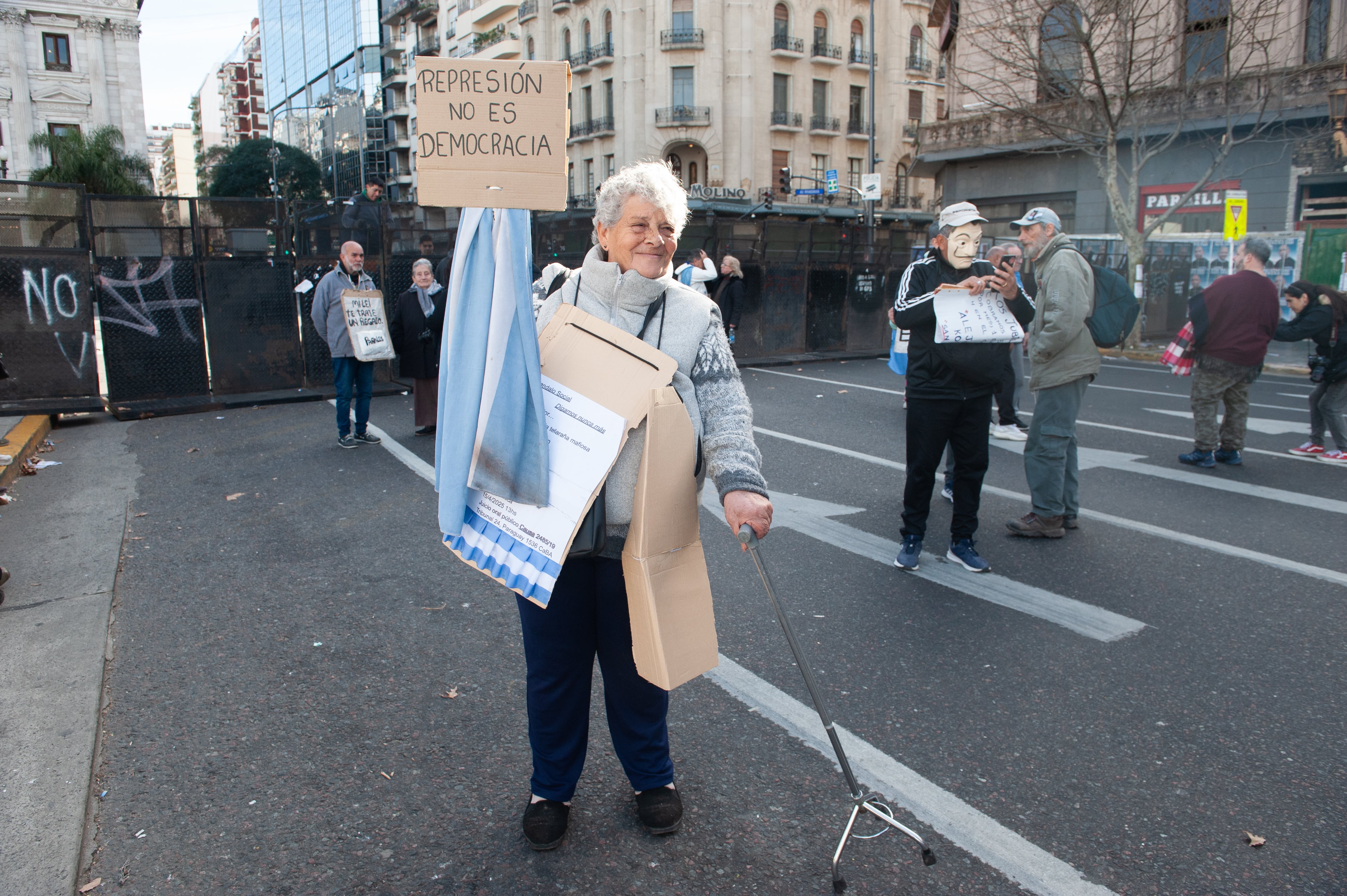 Fuertes críticas de las agrupaciones al protocolo antipiquete (Jaime Olivos)