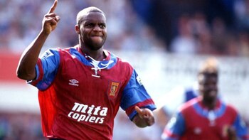 Dalian Atkinson anotó 23 goles en cuatro temporadas para el Aston Villa