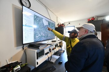 El fuego en cerro Muñoz