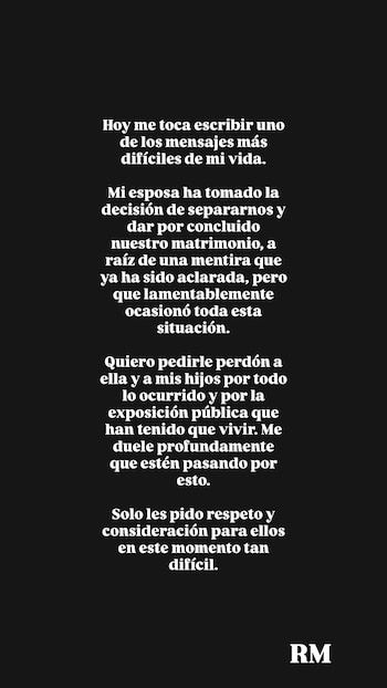 Comunicado de Reimond Manco