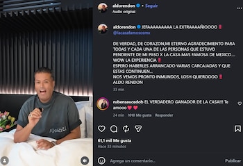 El stylist reapareció en redes sociales luego de su sorpresiva salida del reality