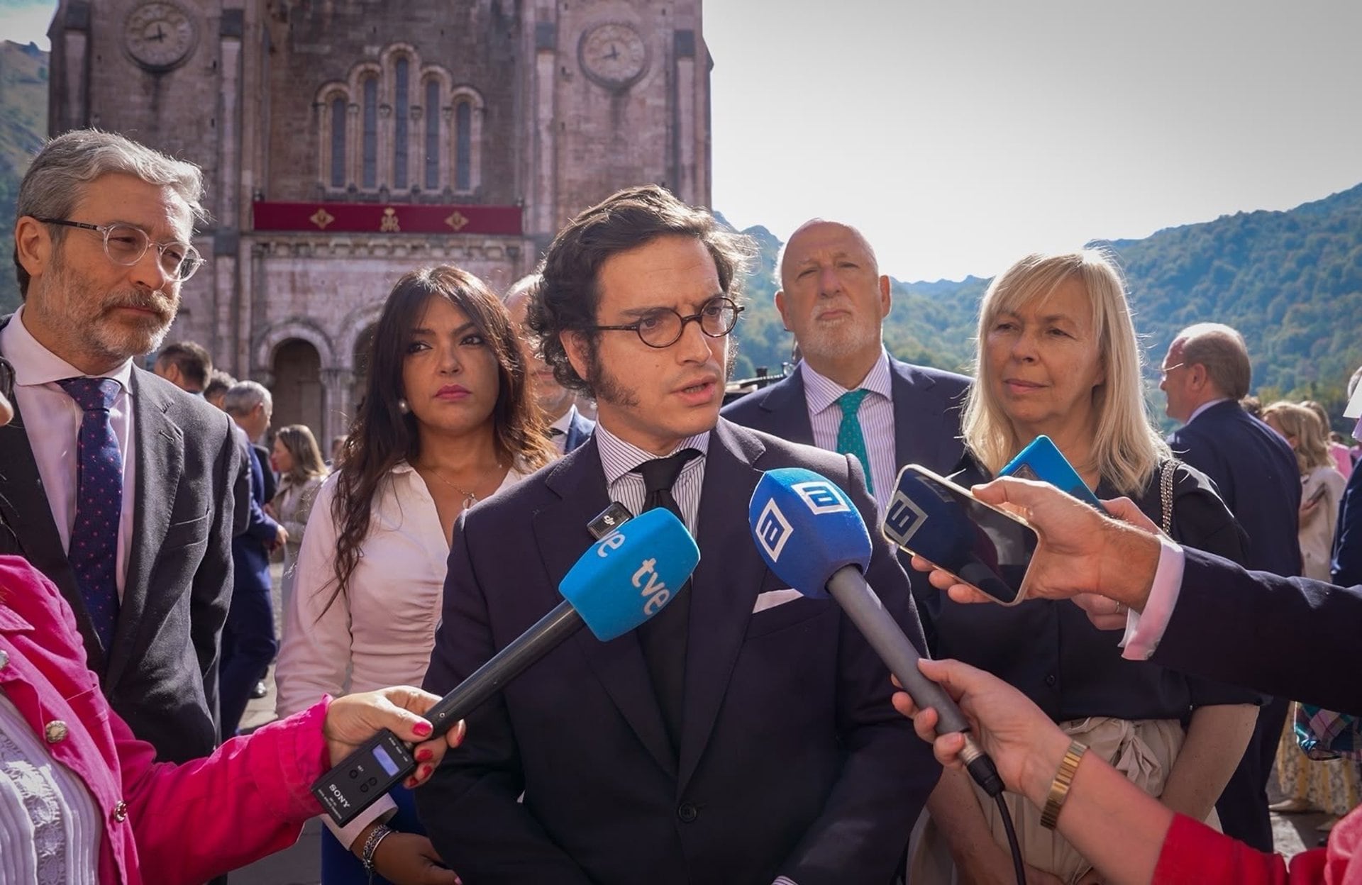 08/09/2026 El diputado nacional de Vox, José María Figaredo, en Covadonga.
POLITICA
VOX