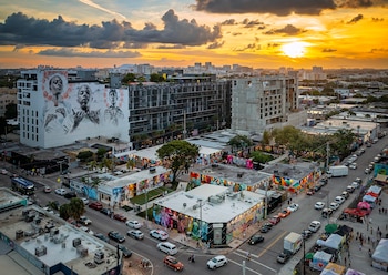 En Wynwood, Miami (EE. UU.), el arte urbano mural generó visibilidad y marca urbana, pero la evolución del distrito condujo a una creciente comercialización (EFE/Wynwood Walls /Nika Kramer)