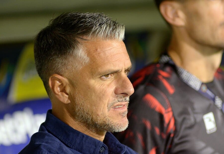 Nicolás Chiesa, técnico del Cúcuta Deportivo, logró el golpe del semestre al superar a Atlético Nacional por 1-0, entrar a los ocho primeros de la Liga BetPlay y alejarse más del descenso - crédito Colprensa