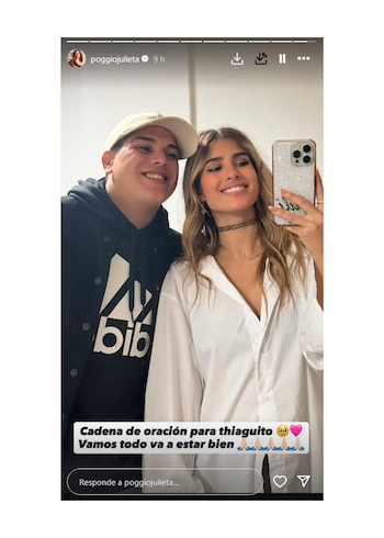 El mensaje de apoyo de