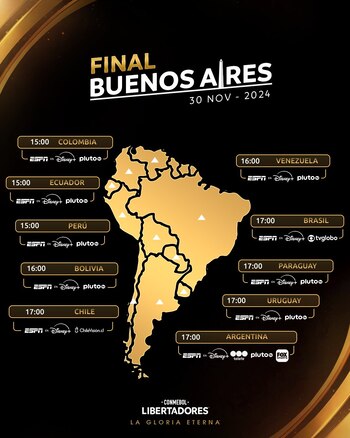 Horarios y canales TV de