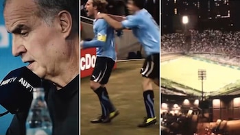 Con Bielsa como protagonista, Uruguay compartió un emotivo video sobre el Mundial: “Pusimos a un loco a manejar la cosa”