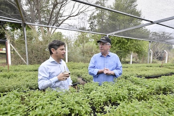 Axel Kicillof y Hugo Passalaqua.