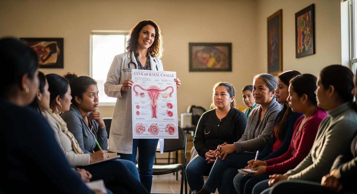 La brecha racial en la mortalidad por cáncer de cuello uterino entre mujeres hispanas y blancas bajó de 70% en 2000 a 10% en 2024. (Imagen Ilustrativa Infobae)