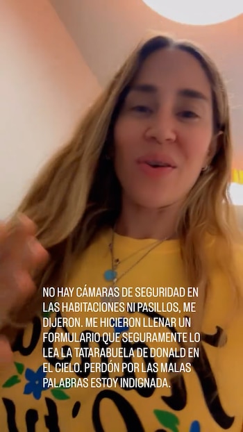 Le robaron a Jimena Barón en el hotel en Estados Unidos