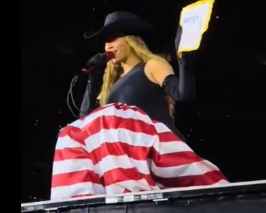 Beyoncé tuvo problemas para abrir el sobre de los nervios, al final sacó una carta que decía