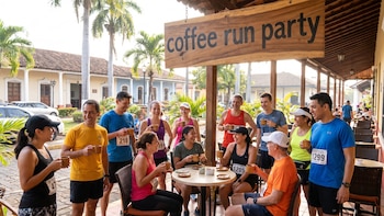 El fenómeno del ‘coffee run party’ se vuelve popular en Managua