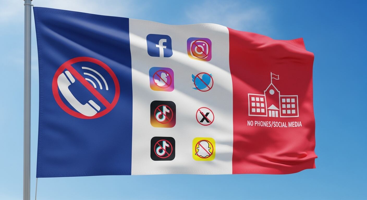 La nueva ley francesa sobre redes sociales busca limitar la exposición de menores a contenido violento y riesgos de ciberacoso, según advertencias de la ANSES. (Imagen Ilustrativa Infobae)