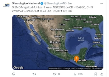 (X Sismológico Nacional)