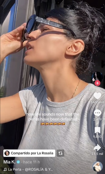 El polémico like de Mia Khalifa a Rosalia