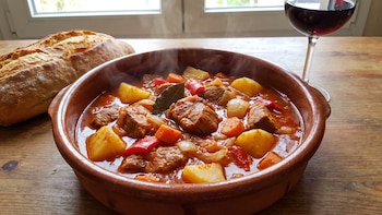 Receta de estofado de carne de cerdo, rápida y fácil