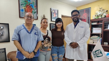 Joven motociclista recupera su rostro gracias a cirugía en el IMSS