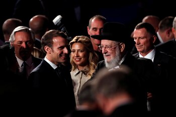 El presidente francés Emmanuel Macron