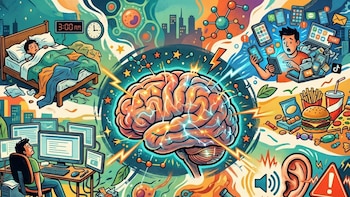 Neurólogos identificaron cinco conductas cotidianas que afectan la función cerebral y la concentración